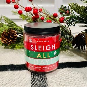 Bath Body Works Merry Cookie Sleigh All Day Candle